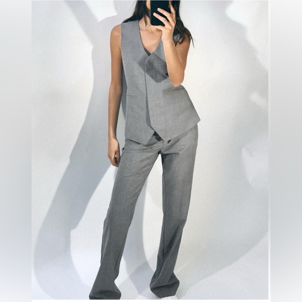 ZW ASYMMETRICAL VEST AND PANT SET